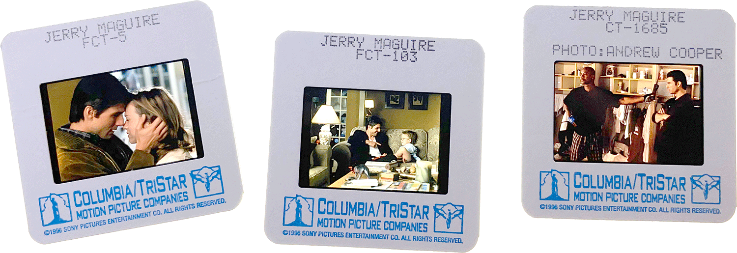 JERRY MAGUIRE slides; courtesy of Columbia/TriStar.