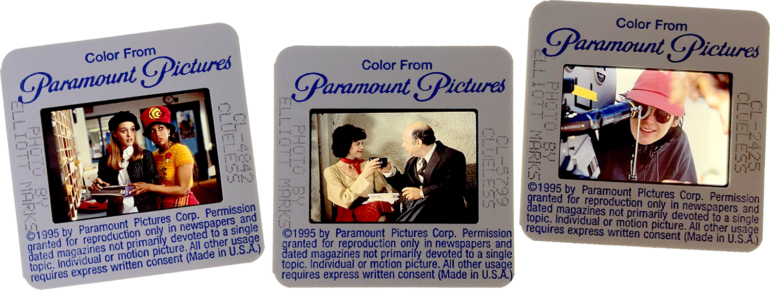 CLUELESS slides; courtesy of Paramount Pictures, credit to Elliott Marks