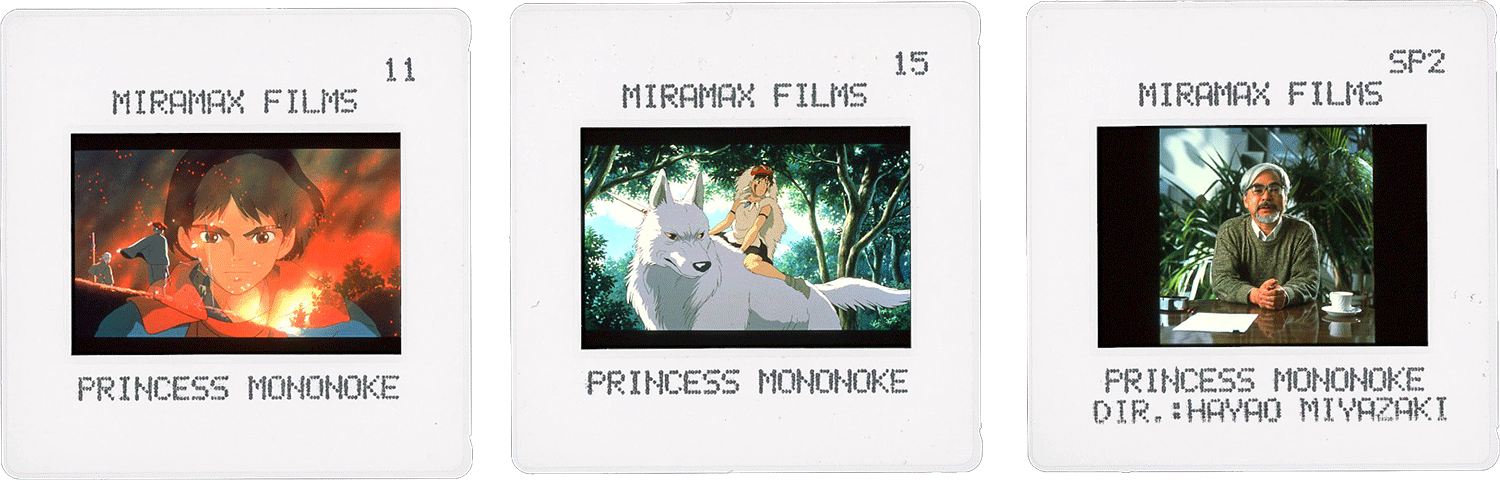 PRINCESS MONONOKE slides; courtesy of Miramax Films.