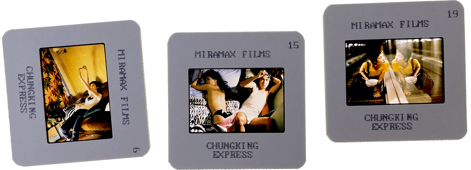 CHUNGKING EXPRESS slides; courtesy of Miramax Films.