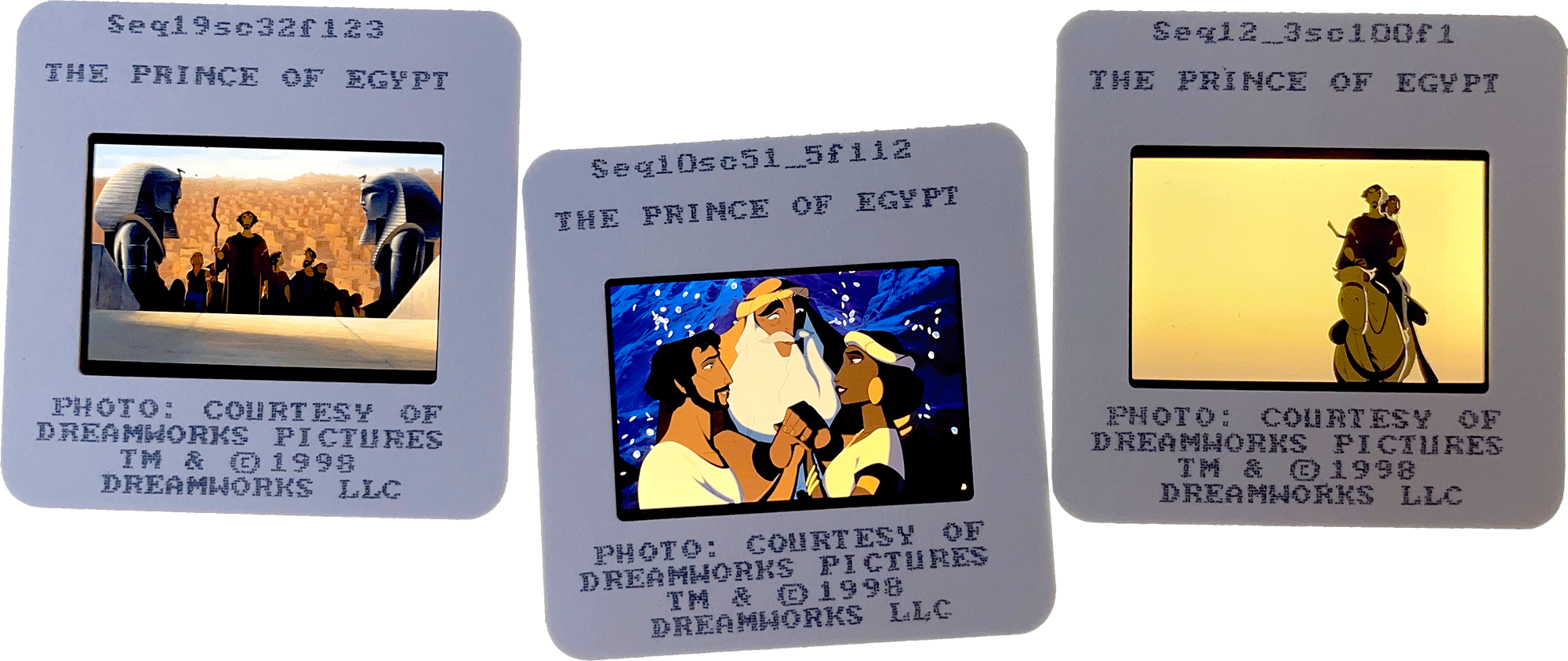 Slide from THE PRINCE OF EGYPT, courtesy of Dreamworks Pictures