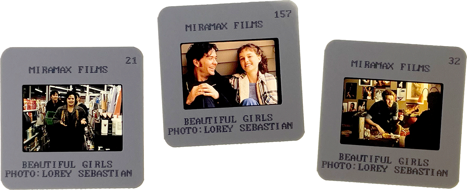 BEAUTIFUL GIRLS slides; courtesy of Miramax Films, credit to Lorey Sebastian.