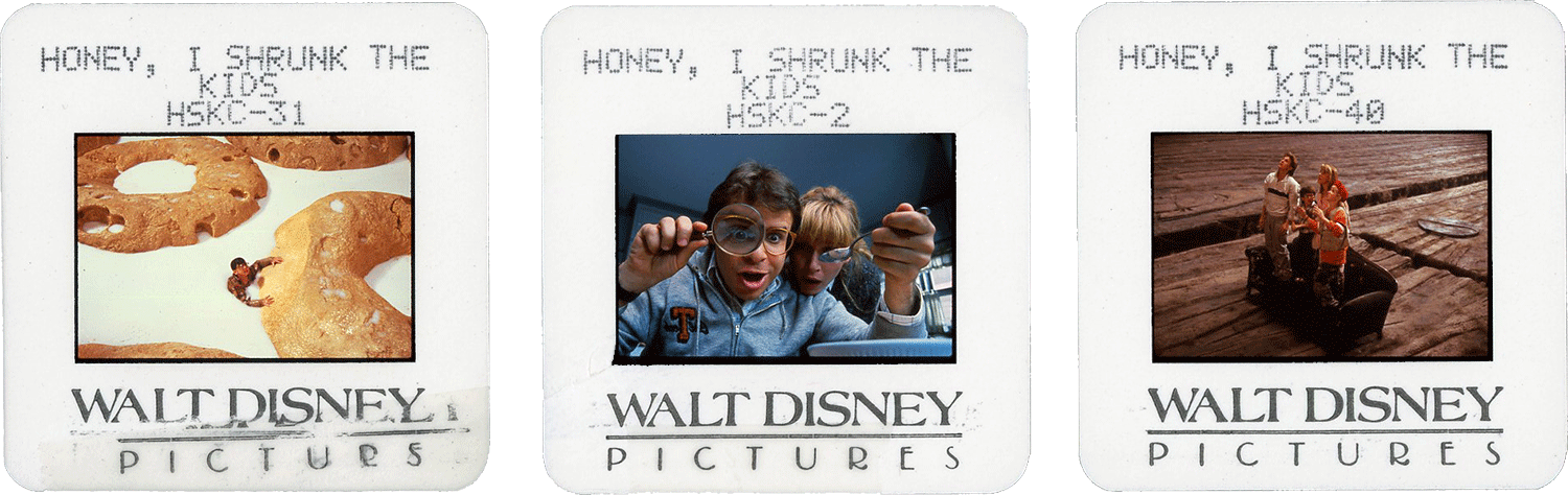 HONEY, I SHRUNK THE KIDS slides; courtesy of Buena Vista Pictures.