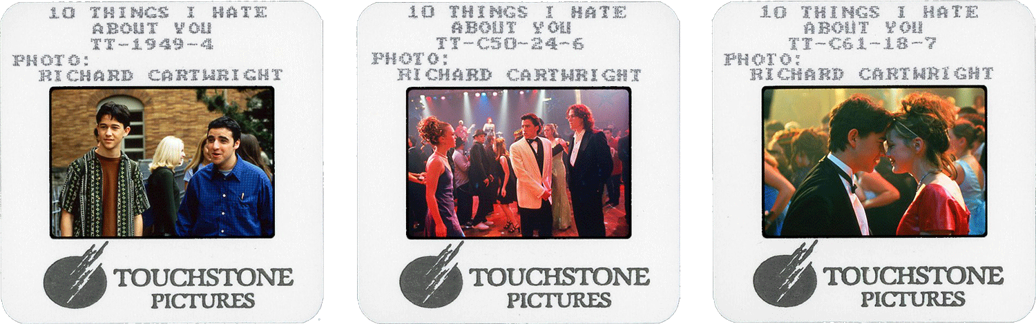10 THINGS I HATE ABOUT YOU slides; photos by Richard Cartwright, courtesy of Touchstone Pictures.