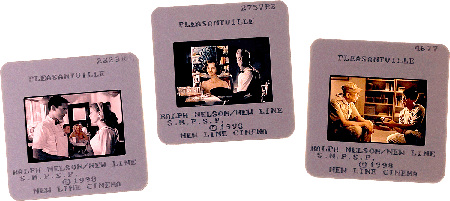 PLEASANTVILLE slides; courtesy of New Line Cinema, credit to Ralph Nelson.