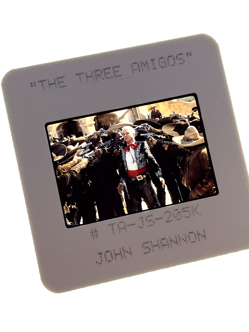 Steve Martin in THE THREE AMIGOS, slide photo by John Shannon.