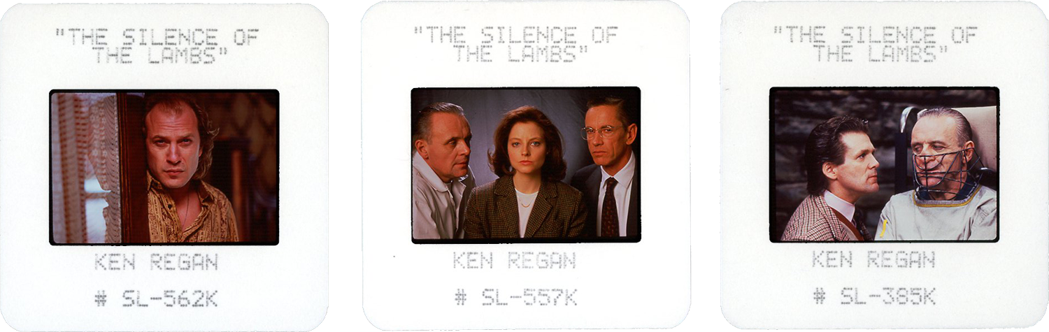 THE SILENCE OF THE LAMBS slides; by Ken Regan; courtesy of Orion Pictures.