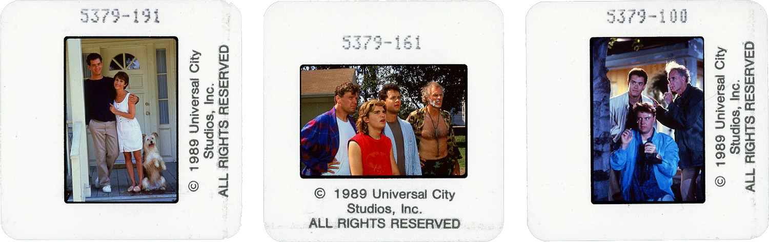 THE 'BURBS slides; photos by Ralph Nelson, courtesy of Universal City Studios, Inc.