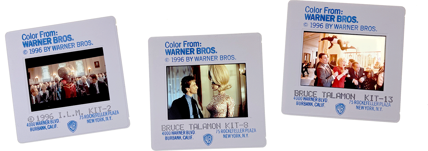 MARS ATTACKS! slides; courtesy of Warner Bros., photos by Bruce Talamon.