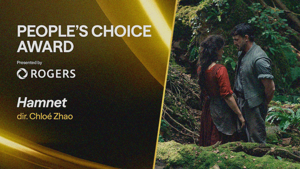 TIFF image for the 2025 People's Choice Award presented by Rogers winner Hamnet dir. Chloé Zhao.