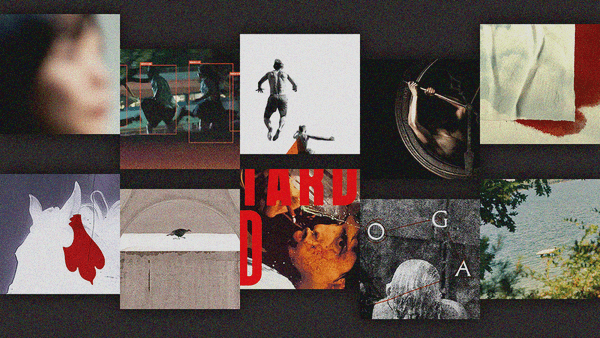 Image with squared details from my ten favorite movies posters of films released in 2025.