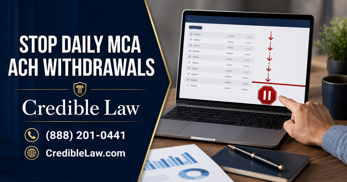 The Anatomy of an MCA Daily Debit — and the Four Places You Can Interrupt It