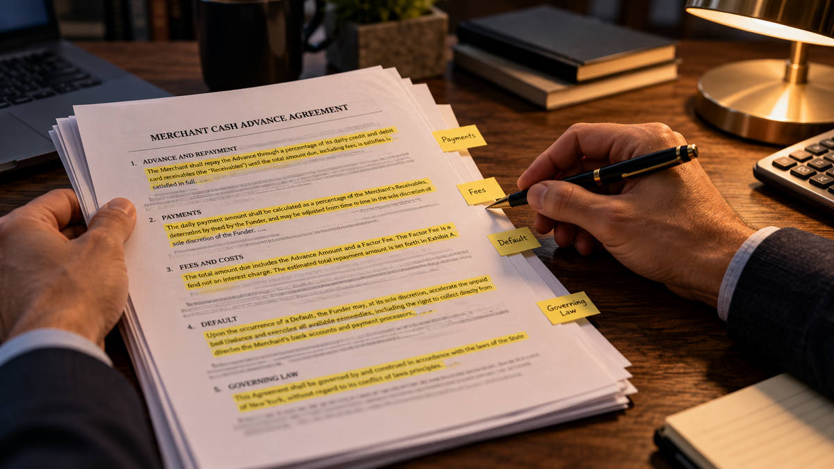 Reading Your Itria Receivables Sale Agreement: A Clause-by-Clause Guide for Biz2Credit Customers