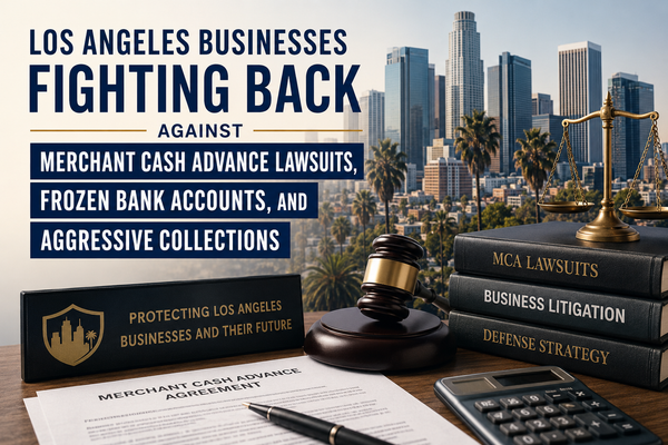 What Los Angeles Business Owners Should Know Before an MCA Lender Freezes Their Bank Account