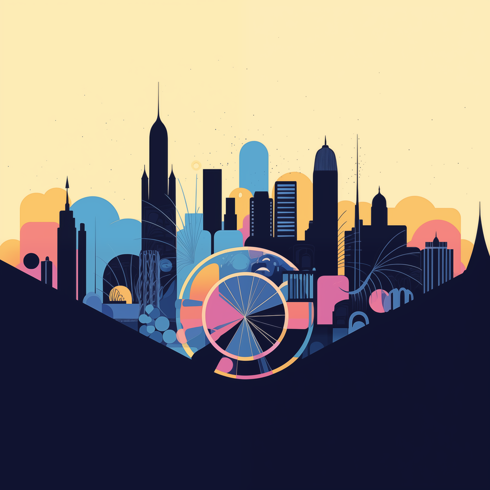 A playlist cover image generated in MidJourney.