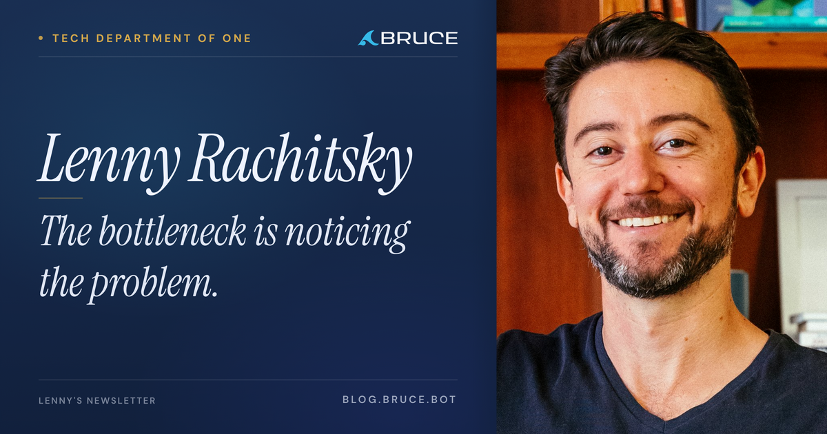 Lenny Rachitsky on Building Without Code