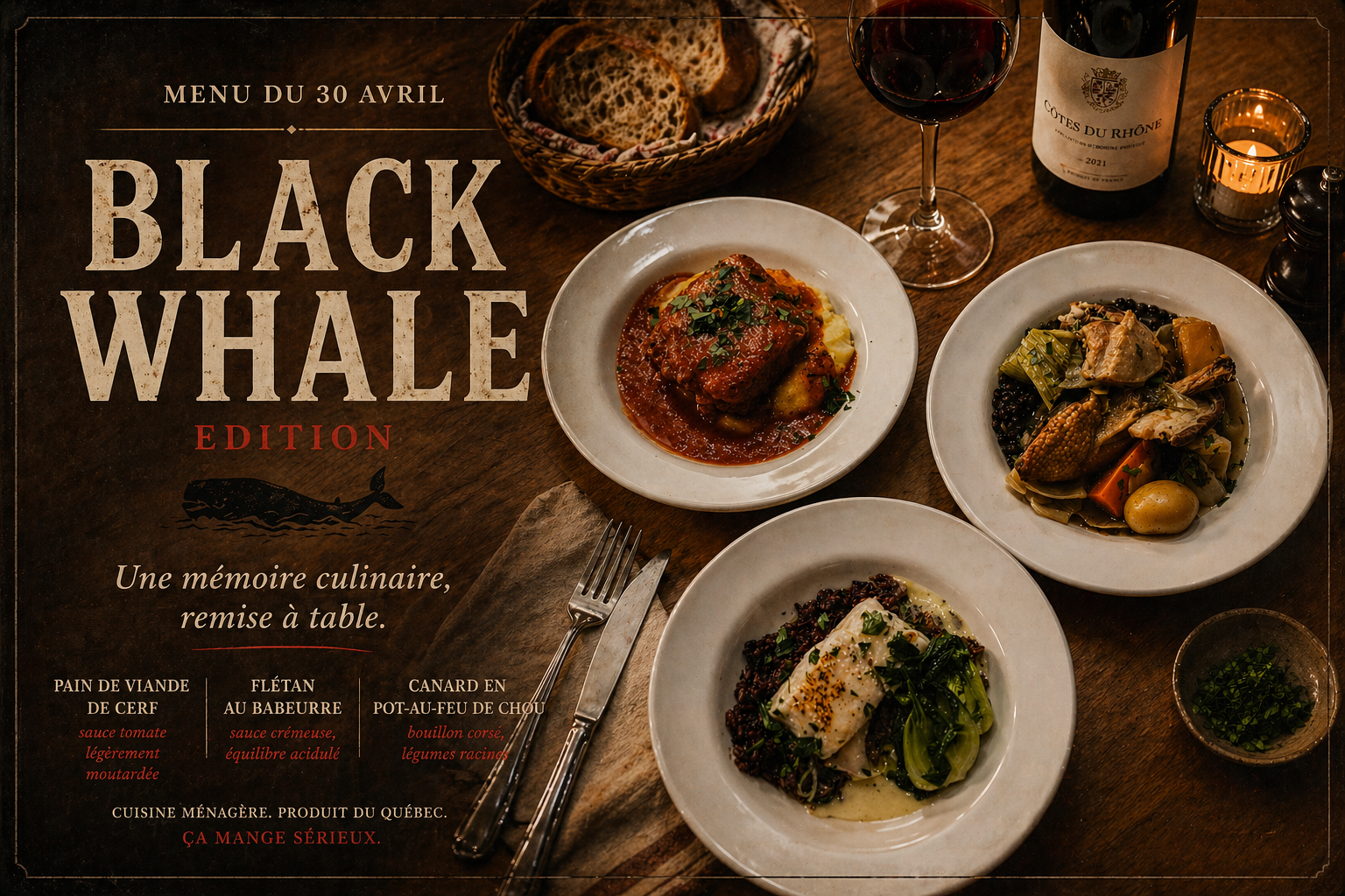 Menu 30 avril