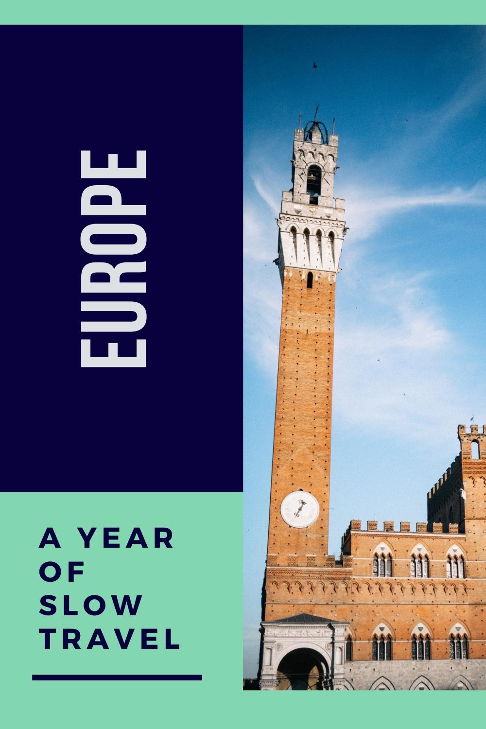 Tower in Siena, Tuscany
