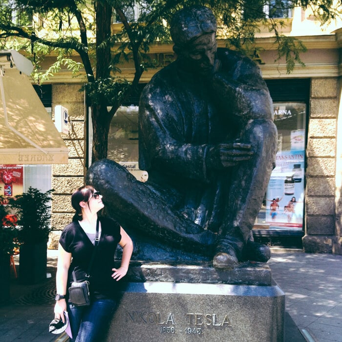 Me and Nikola in Zagreb.