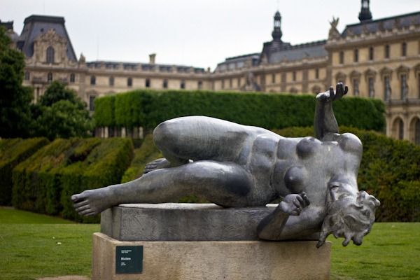 Riviere by Aristide Maillol at the Jardin du Carrousel in Paris