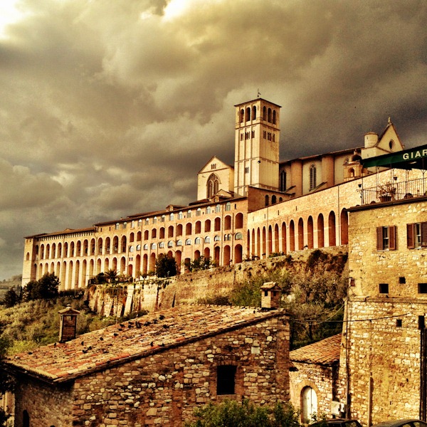 On the walk up to Assisi