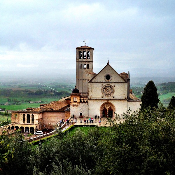 The rain didn't stop the tourists