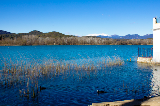 Lake Banyoles Near Girona Spain