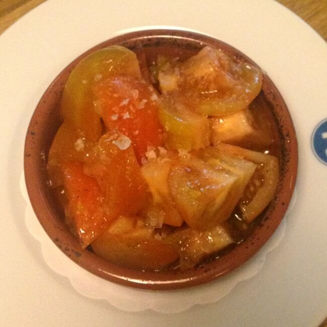 Tasty, salty tomatoes 