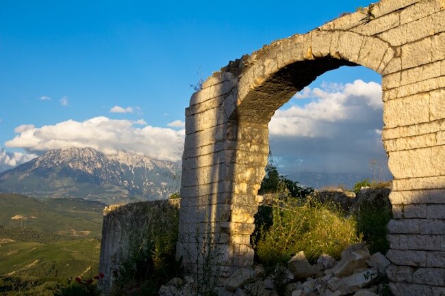 Old Walls in Berat Albania