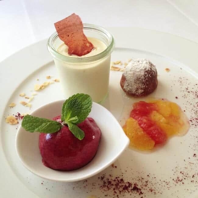 Dessert at Hamburger Bahnhof Berlin