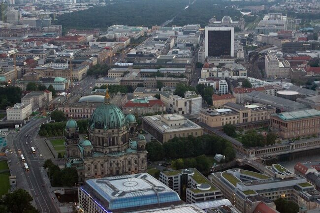 Visiting the Berlin TV Tower at Alexanderplatz