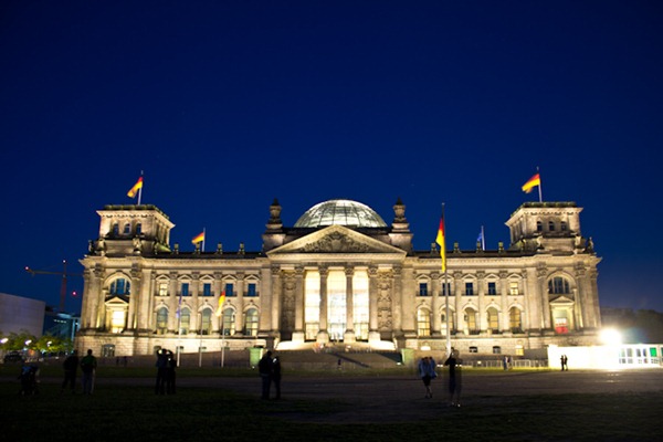 Reichstag Building at Dusk
