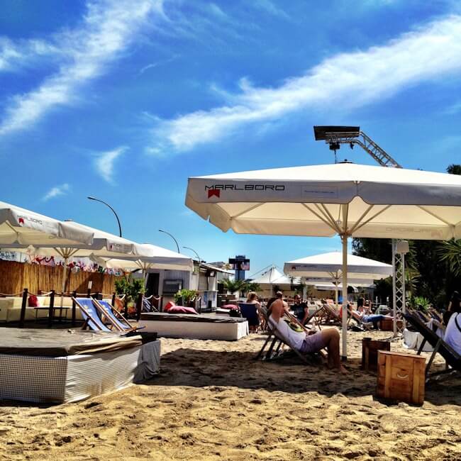 Berlin Beach Bar on the Spree