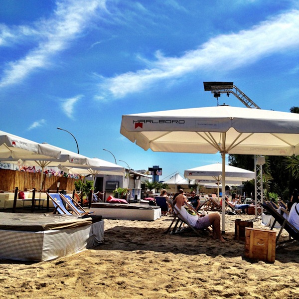 Berlin Beach Bar on the Spree