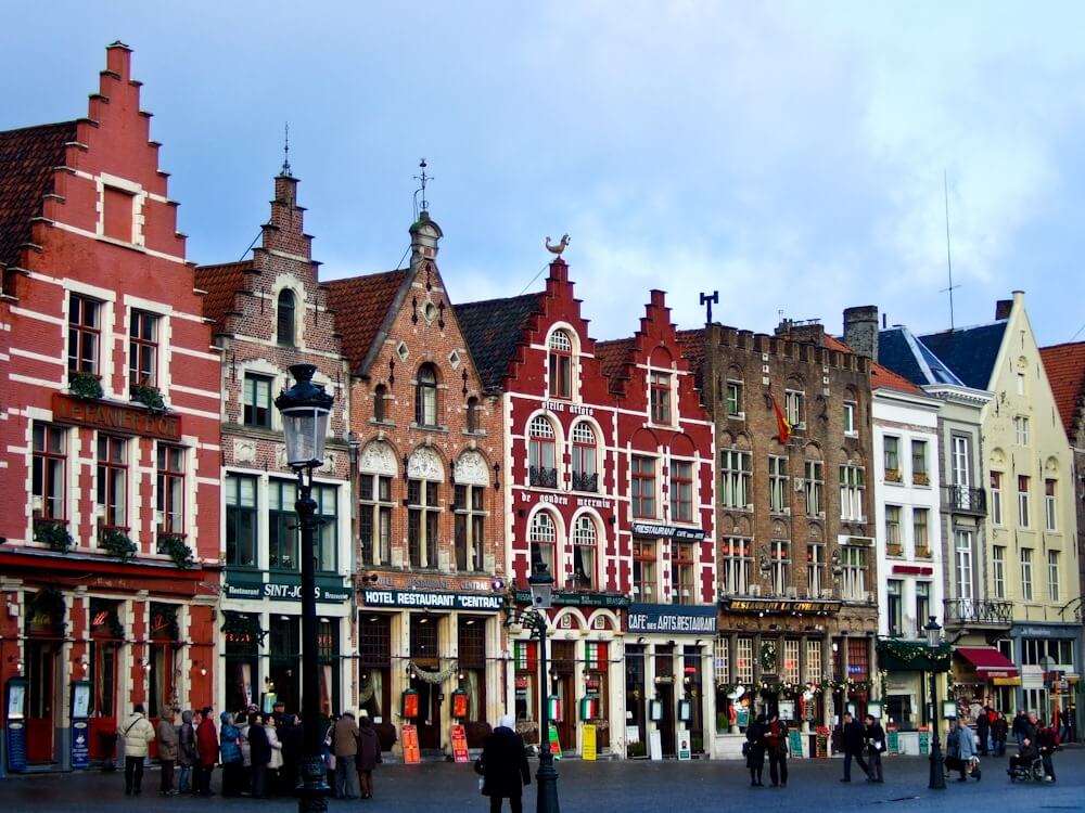 Typical Flemish Houses in Bruges