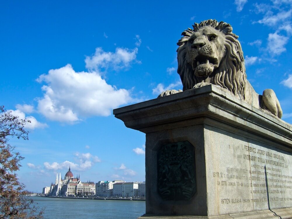 Budapest's Parliamet in the Distance