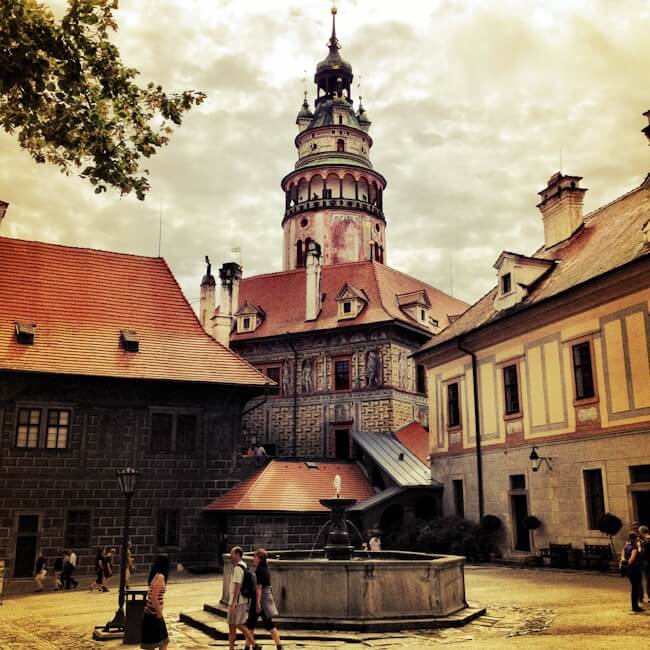 Cesky Krumlov Square