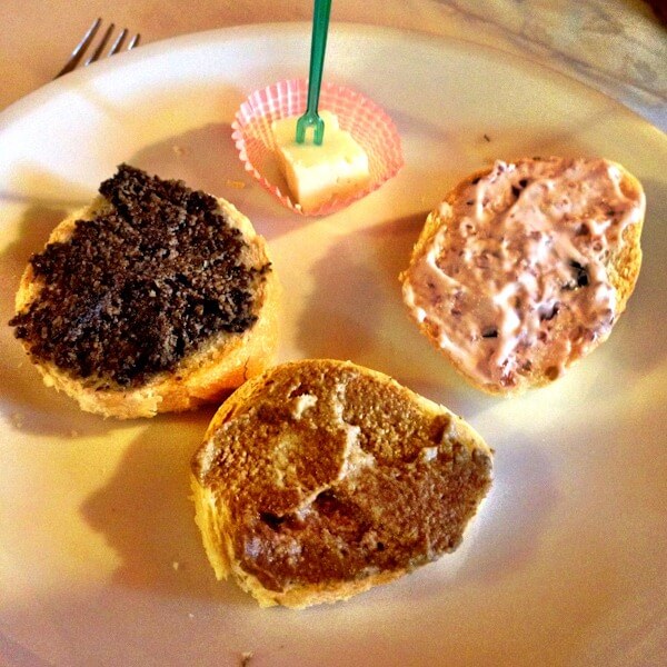 Black and White Truffle Bruschetta