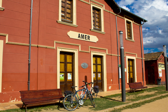 Amer Train Station Greenways Costa Brava
