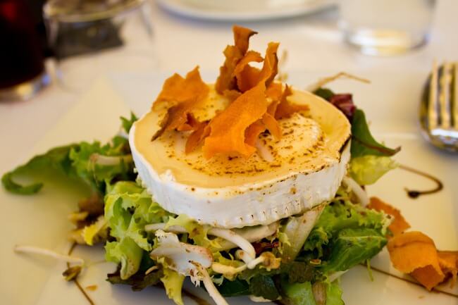 Dish of The Day - Grilled Cheese at El Balco de Calella Spain