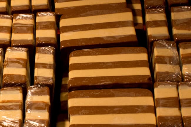 Sweet Hazelnut Nougat from the Striezelmarkt in Dresden