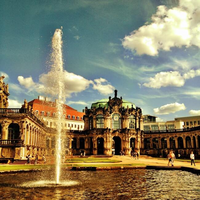 The Zwinger Museum Courtyard