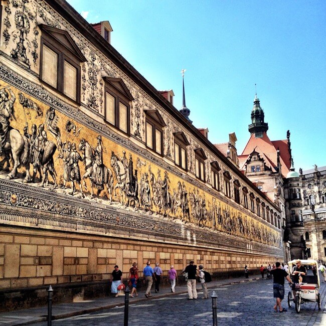 Procession of Princes Porcelain Mural