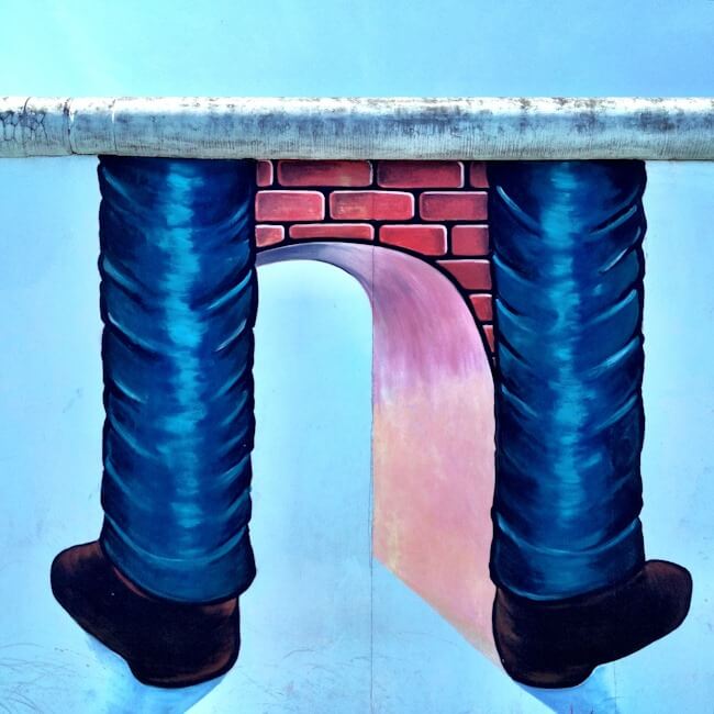 Berlin Wall Near Ostbahnhof