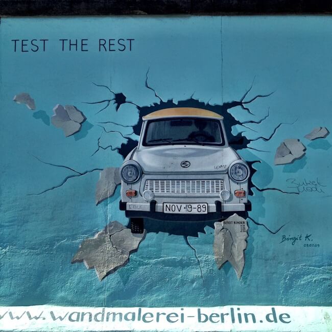 East Side Gallery Near Ostbahnhof