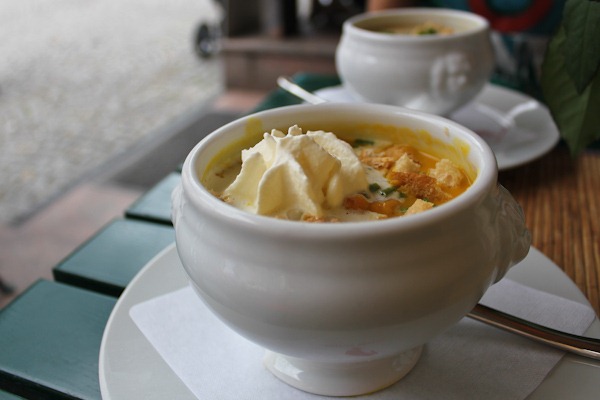 Pumpkin Soup in Hallstatt