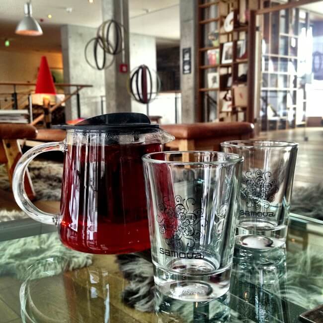 Organic Tea at 25hours HafenCity Hamburg