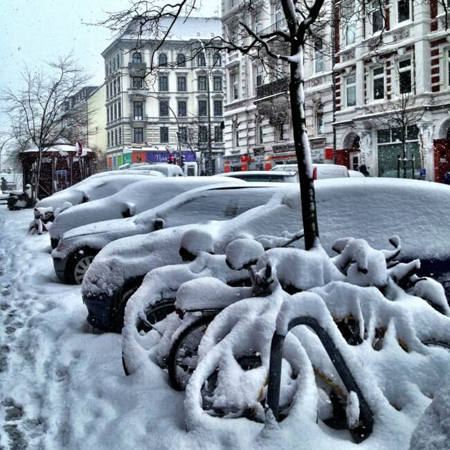 Hamburg Germany in March