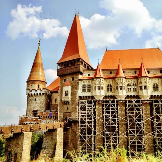 Hunedoara Romania in August