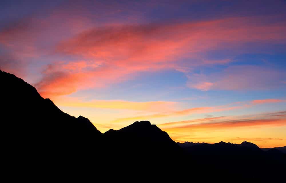 Pretty Pastel Sunrise in Austria